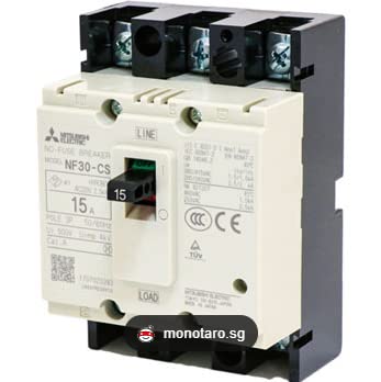 Amazon.co.jp: 三菱電機 NF30-CS 3P 15A (ノーヒューズ